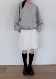CROPPED LOOSE SWEATSHIRT