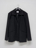 Floor Wool Hidden Loose Fit Jacket