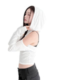 CROP HOOD OFF TOP