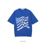 USA flag summer knit