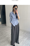 Loke Wrap Shirring Shirt