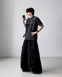 Chiffon Nylon Cargo Pants