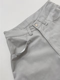 [unisex] Carpenter Cotton Bermuda Wide Pants