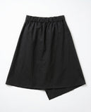 BUCKLE WRAP NYLON SKIRT