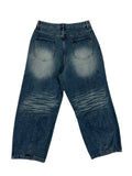 Kitty washed balloon denim