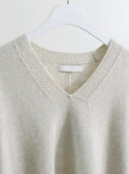 [Premium] Whole Garment Its V-neck Knit