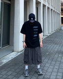 Nylon Big Cargo Bermuda Pants