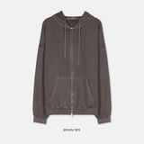Unisex Pigment 2-Way Hood Zip-Up