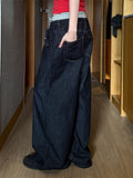 LAYERED DENIM PANTS