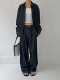 [Setup Available/Unisex] Colin Two Tuck Wide Denim Pants