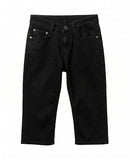 COTTON SLIM CAPRI PANTS