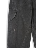 Round Cargo Pocket Dyeing Pants