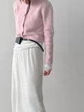 Mochi Angora Round Crop Cardigan