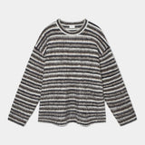 Like hairy stripe knit