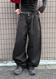 SOLID TWILL WIDE PANTS