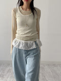 Flower Mini Wrap Skirt