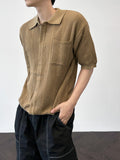 Ethnic Jacquard Knit Short Sleeve Cardigan
