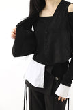Punching suede vest