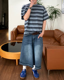 [Plan] Cutting Brush Washing Bermuda Denim