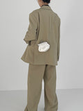 [unisex] Polka Raffel Overfit Single Blazer