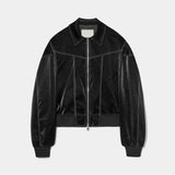 Force Stitch Leather Jacket