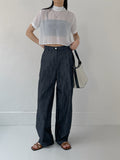 Loti Slav Wide Denim Slacks