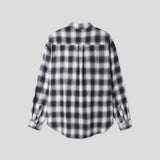 Ombre Over Check Shirt