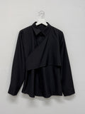Pie Bustier Wrap Loose Fit Shirt