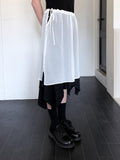 STRING LAYERED SHEER SKIRT