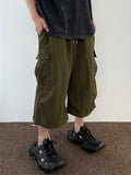 Nylon Cozy Cargo Bermuda Pants
