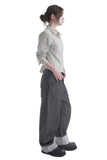 KNEE CUT CURVE PANTS