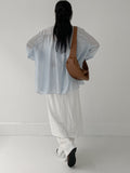 Tia Layered Nylon Wide Pants