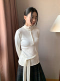 WINTER STRAP COLLAR KNIT