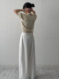 Kalin pleated wide slacks