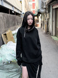 DIAGONAL ZIPPER HOODIE