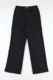 Leha pocket washed denim