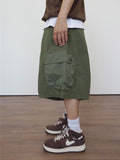 Color Matching American Casual Cargo Bermuda