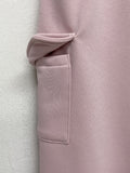 [unisex] Brushed cargo wide training pants