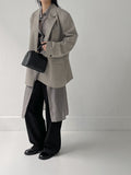 Stripe Single Overfit Blazer