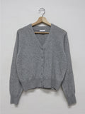 Groa Wool V-neck Cardigan