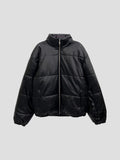 West High Neck Leather Bomber