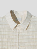 Seullo see-through check short sleeve shirt