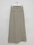 Vent High Waist Long Skirt