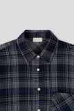 [Linen] Fortune Crop Check Shirt