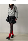 Padded Pumpkin Mini Skirt