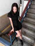FRILLED MINISKIRT