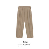 Patch Balloon Two-Tuck Banding Pants