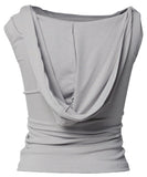 Asymmetric Snap Hoodie