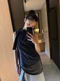 CHECK SLEEVELESS SHIRT