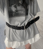 Suede Stud Belt
